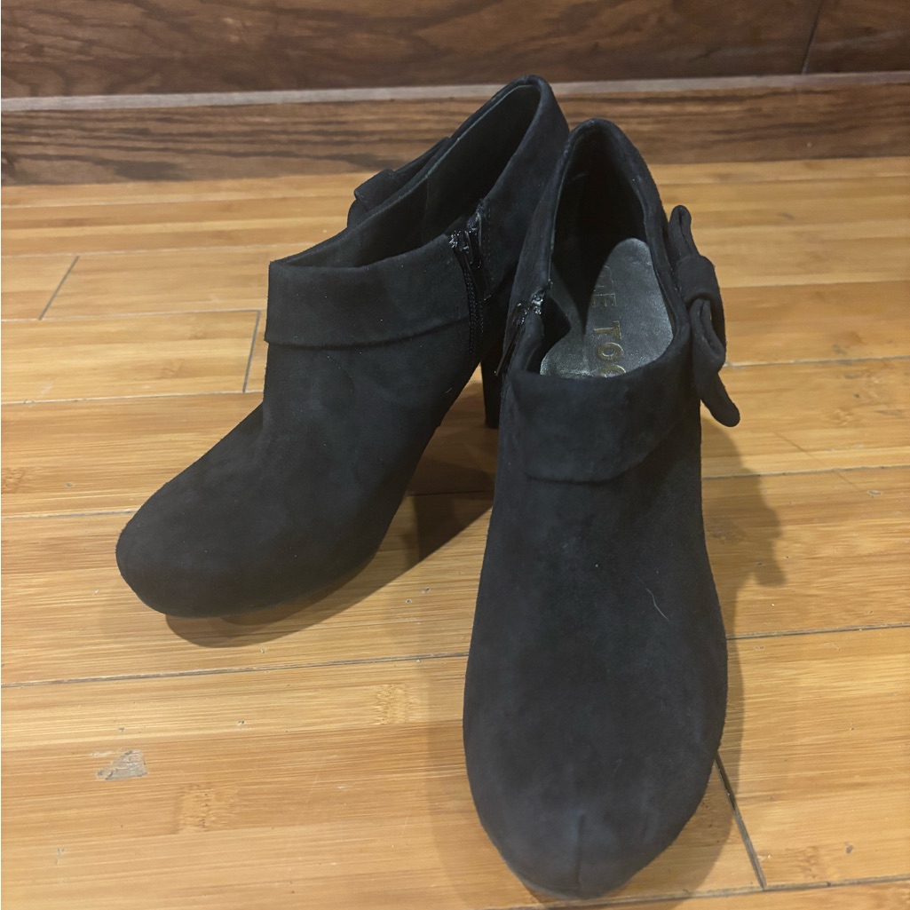 Elegant Black Ankle BootsWf277